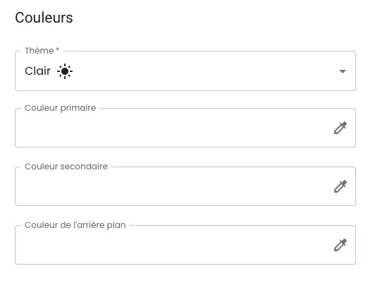 Illustration : Éléments personnalisables